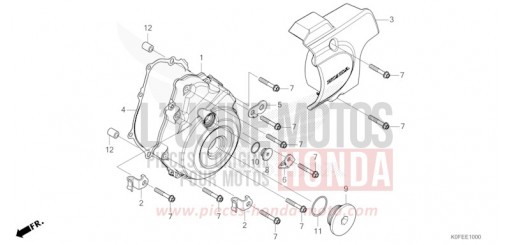 KURBELGEHAEUSEDECKEL, L. Z125MAN de 2022
